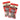 Front view of two packs of Dogwalker Size Flavored Palm Leaf Cones, showing the red and green packaging with product details.