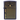 Front view of the Queen of Bud Black Obsidian Vertical Flame Zippo, showing its sleek black finish and vertical flame design.