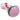 Close-up, angled view of the DankStop Dankstop Mix Color Spoon - 4.5 in. showing a glossy pink bowl rimmed in green and a clear handle with red swirls and pink accents