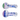 Front view of the Mix Color Spoon - 4.5 in., featuring a colorful, swirled glass design.