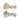 Side view of two colorful glass pipes, the top a pale yellow and pink swirl and the bottom a pale yellow with blue swirls, shown against a white background as the DankStop Dankstop Marble Spoon Pipe - 4.5 in.