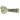 Side view of the DankStop Dankstop Dicro Spoon Pipe - 4.5 in. showing its iridescent rounded bowl with raised glass marbles and a black-and-gold spiral stem.