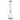 Front view of the 18-inch 9mm Water Pipe with Tree Perc, showcasing its clear glass construction and downward angled neck.