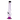A front view of the 8-inch JM Plastics Double Bubble with Grip and Carb Hole Acrylic Water Pipe, showcasing its purple hue and bubbled design.