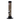 A front view of the 6-inch JM Plastics Mini Matching Straight Tube with Carb Hole Acrylic Water Pipe, showing its clear construction and simple tube shape.