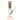 Angled close-up of the DankStop Wig Wag Straight Tube Bong showing its straight clear glass body, colorful zigzag wig-wag band near the top, and angled downstem with matching pattern.