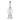Front view of the Moon Inline Sand Blasted Bong, showcasing its clear glass construction and cylindrical shape.