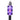A straight-on view of the Freak Street Glycerin Nectar Collector with ceramic tip, showing its clear glass body.