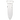 Close-up straight-on view of the clear DankStop Glass Nail 18mm showing the rounded top and smooth cylindrical joint with small glass nubs.