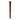 Centered vertical close-up of the orange Invincibowl Invincipole Infinity shaft showing its fluted lower section and branded upper tube against a white background