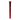 Vertical close-up of the red Invincibowl Invincipole Infinity shaft showing its top cap, subtle grooves and logo against a white background.