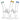Gift Guru Classic Bent Neck Straight Tube Glass Water Pipe | 14mm F | Colors Vary Medium | 9.75"