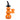 AFG Halloween Pumpkin Pile Up Glass Bubbler - 5.75"