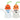 AFG Pumpkin Head Ghost Glow In The Dark Glass Water Pipe - 7.25" / 14mm F / Colors Vary