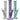 Gift Guru Marbled Straight Tube Glass Water Pipe - 10.75" / 14mm F / Colors Vary