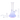 A front view of the 7-inch Amethyst Dab Rig, showcasing its clear glass construction and simple design against a plain white background.