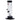 A front view of the 6-inch JM Plastics Mini Straight Tube with Carb Hole Acrylic Water Pipe, showing its clear acrylic construction.