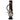 A front view of the 12-inch JM Plastics Double Chamber Bubble Base Acrylic Water Pipe, with a dark tint and rounded base.