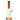 Close-up front view of the DankStop Slim Beaker with Colored Accents Bong - 10 in., showing the clear glass beaker body with smoke-colored amber accents on the mouthpiece and base.