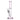 Front view of the DankStop Slim Beaker with Colored Accents Bong - 10 in., showing a clear glass beaker with a teal-tinted straight neck and angled downstem against a white background.