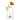 Three-quarter view of the DankStop Bubble Bent Neck with Showerhead Bubbler Bong - 6 in., clear glass with amber accents against a white background.