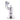 Close-up front view of the Smoke DankStop Mini Showerhead Perc Bubbler Bong - 7 in., showing the curved mouthpiece, bowl, and flared base against a white background.