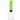 Centered front view of a clear glass beaker with a neon green decorated upper tube labeled Slime Sky High Standard Beaker.