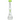 A straight-on view of the 18" Hitter Single Arm Perc 9mm Glass Beaker Bong, showing its clear glass construction and simple beaker shape.