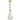A front view of the 18" Hitter Single Arm Perc 9mm Glass Beaker Bong, featuring a clear glass construction and a simple beaker shape.