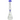 Front view of the 18" Hitter Single Arm Perc 9mm Glass Beaker Bong, showcasing its clear glass construction and beaker shape.
