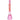 Front view of the 18" Red Label Quasar Glass Beaker Bong, showing the clear glass design against a plain white background.