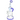 A three-quarter view of the Drain Recycler Double Color Inline Rig, showing the colorful glass curves and recycler design.