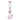 Front view of the DankStop Big Chamber with Tree Perc Bong - 18 in. showing its clear glass tube, pink-accented tree perc and matching pink-tinted beaker base against a white background.