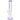 Front view of the Cali Cloud X 9mm 16-inch Straight Tube Water Pipe, featuring a clear glass tube with a slight blue tint.