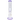 A straight-on view of the 16-inch Cali Cloud X water pipe, showing its clear glass tube and simple cylindrical shape.