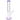 A front view of the 16-inch Cali Cloud X Straight Tube Water Pipe, showing its clear glass construction and simple cylindrical shape.
