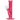 Vertical close-up of the DankStop Neon Straight Tube with Ice Pinch Bong showing a pink glass straight tube, angled clear bowl, and round base.