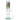 A front view of the 10-inch Do Not Panic Straight Tube with Tree Perc, displaying a clear glass tube with a patterned design.