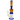 Front view of the 11-inch Galaxy Color Water Pipe with Showerhead Perc, showcasing its blue and yellow glass design.