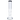 A straight-on view of the 14-inch Zig Zag Straight Tube Water Pipe, showing its clear glass construction and simple tube shape.