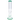 A front view of the 14-inch Zig Zag Straight Tube Water Pipe, showing a clear glass tube with a green-tinted base.