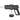 Side view of the black SeshGear Super Smoker Smoke Thrower Bong - 1500mAh showing its pistol grip, horizontal body, and clear water chamber against a white background