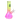 SeshGear SeshGear Diamond Base Beaker Ombre Glass Water Pipe | 7.75" | 14mm F Lime Green Pink