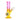 SeshGear SeshGear Twist Ombre Straight Tube Glass Water Pipe | 7.75" | 14mm F Pink Yellow