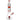 Studio-style front view of the Pulsar Love Heart Beat Glycerin Beaker Glass Water Pipe - 14" / 19mm F, showing clear glass with red heart accents and spiral glycerin chamber.