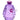 Primate Glass Primate Glass Colored Grenade Bong “Blast Buddy” – 4½″ Purple