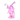 Three-quarter view of the Croia Glass 10" Symmetrical Quad-Donut Klein Recycler Dab Rig | Croia Glass in translucent fluorescent pink glass against a white background.
