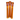 Close-up vertical view of three amber glass stems showing frosted joints and rounded rims for the DankStop Color Diffused Downstem - 4 in.