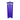 Close-up front view of three blue DankStop Color Diffused Downstem - 5 in. glass tubes standing side-by-side against a white background.