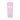 Close-up front view of three pink glass downstems grouped vertically, showing the frosted ends and smooth tubes of the DankStop Color Diffused Downstem - 5 in.